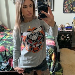Gray Tiger Sweater
